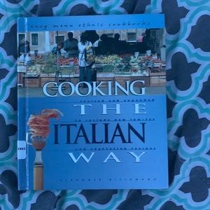 Italian cooking book has many recipes and ways to cook